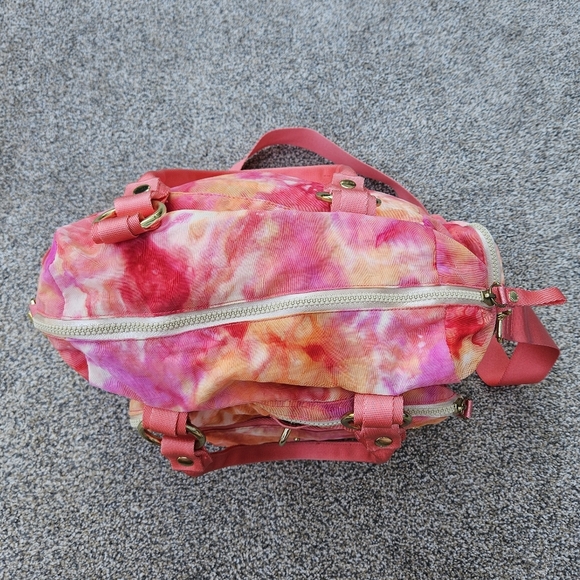 George Gina & Lucy Gimmetall Pink Orange Tye Dye Patterned Bag Crossbody Purse - Picture 11 of 16